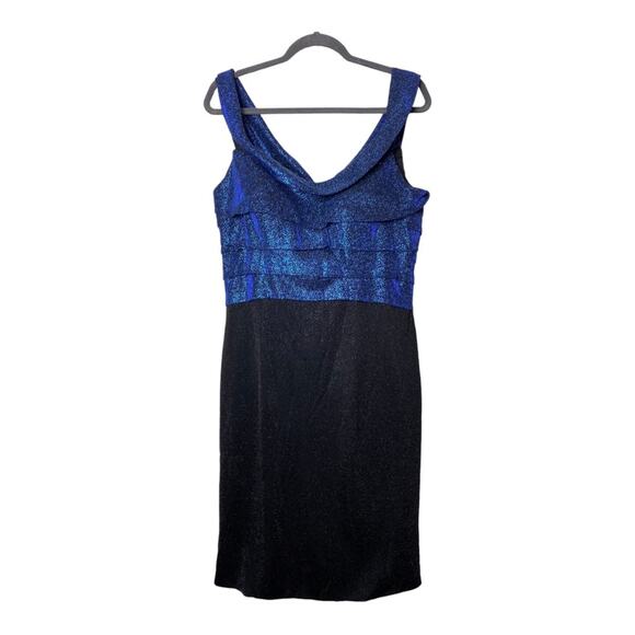 NWT RENE RUIZ DRESS 12 COCKTAIL PARTY MOTHER OF THE BRIDE WEDDING GUEST GLITTER - Picture 2 of 8